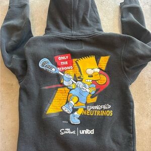 The Simpsons x Unltd Springfield Neutrinos Bart Hoodie - Black